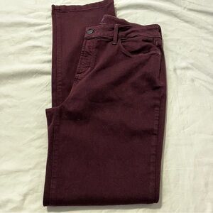 NYDJ Marilyn Straight Leg Gorgeous Plum Pants